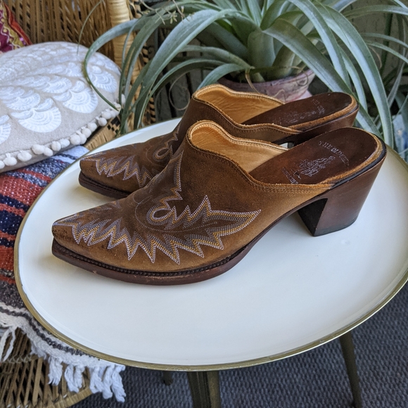 Old Gringo Shoes - Old Gringo 8 Luxury Western Mules Cowboy Slides